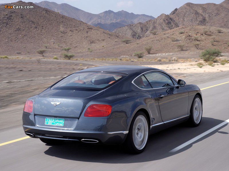 Bentley Continental GT 2011 pictures (800 x 600)