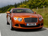 Bentley Continental GT UK-spec 2011 wallpapers