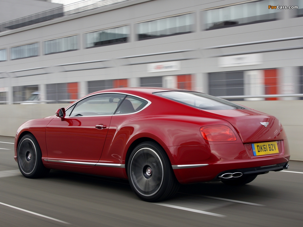 Bentley Continental GT V8 UK-spec 2012 images (1024 x 768)