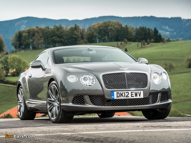 Bentley Continental GT Speed 2012–14 photos (640 x 480)