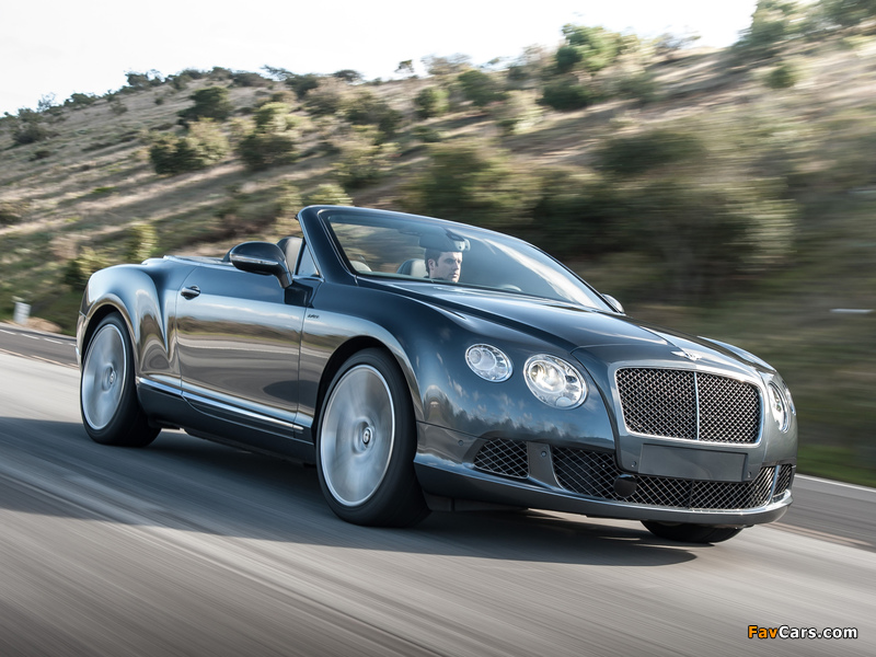 Bentley Continental GT Speed Convertible 2013–14 images (800 x 600)