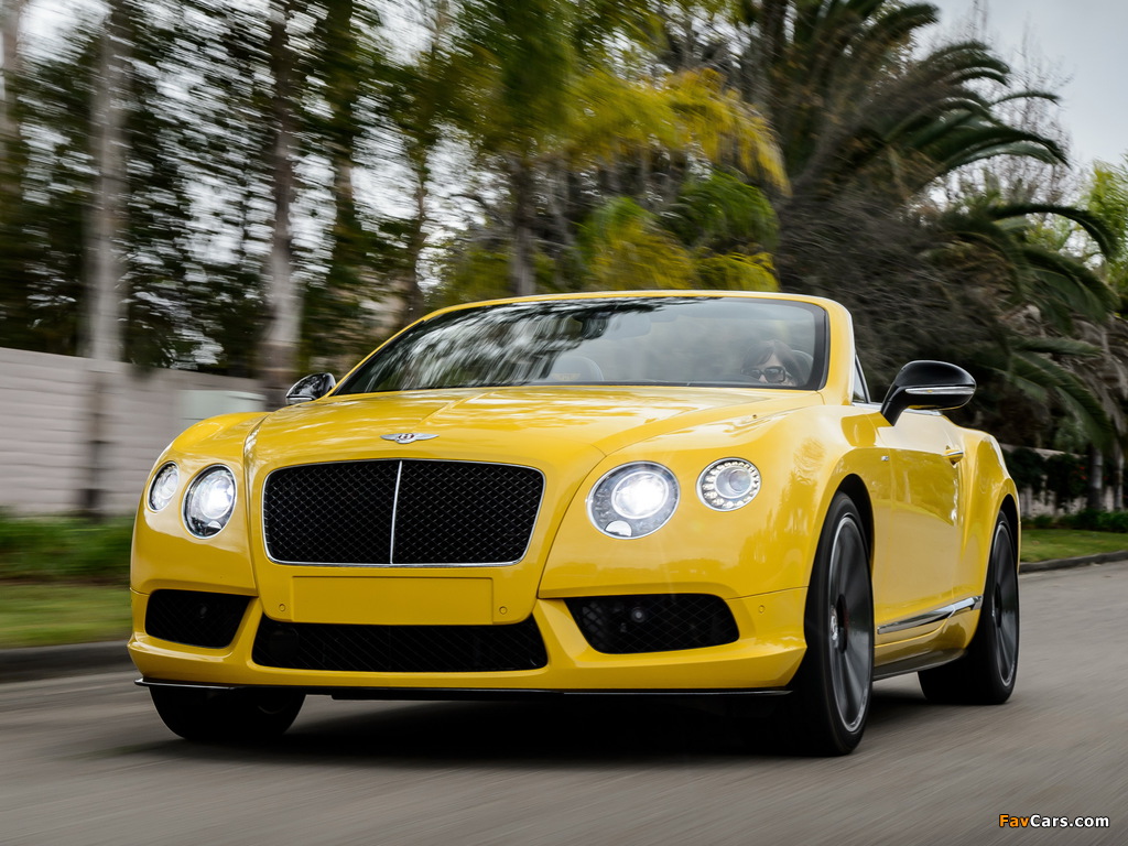 Bentley Continental GT V8 S Convertible 2013 images (1024 x 768)