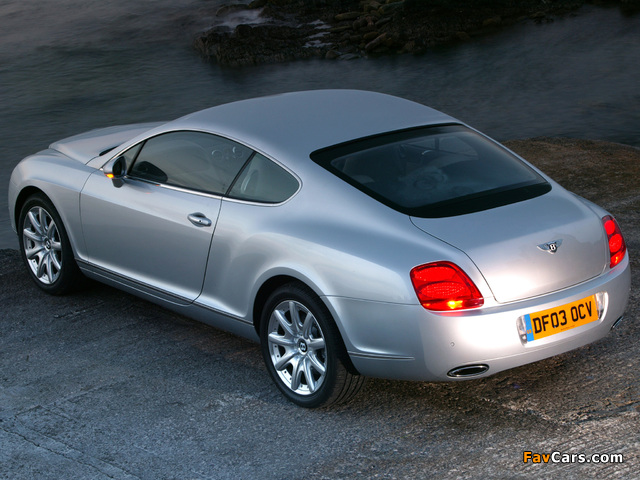 Bentley Continental GT UK-spec 2003–07 wallpapers (640 x 480)