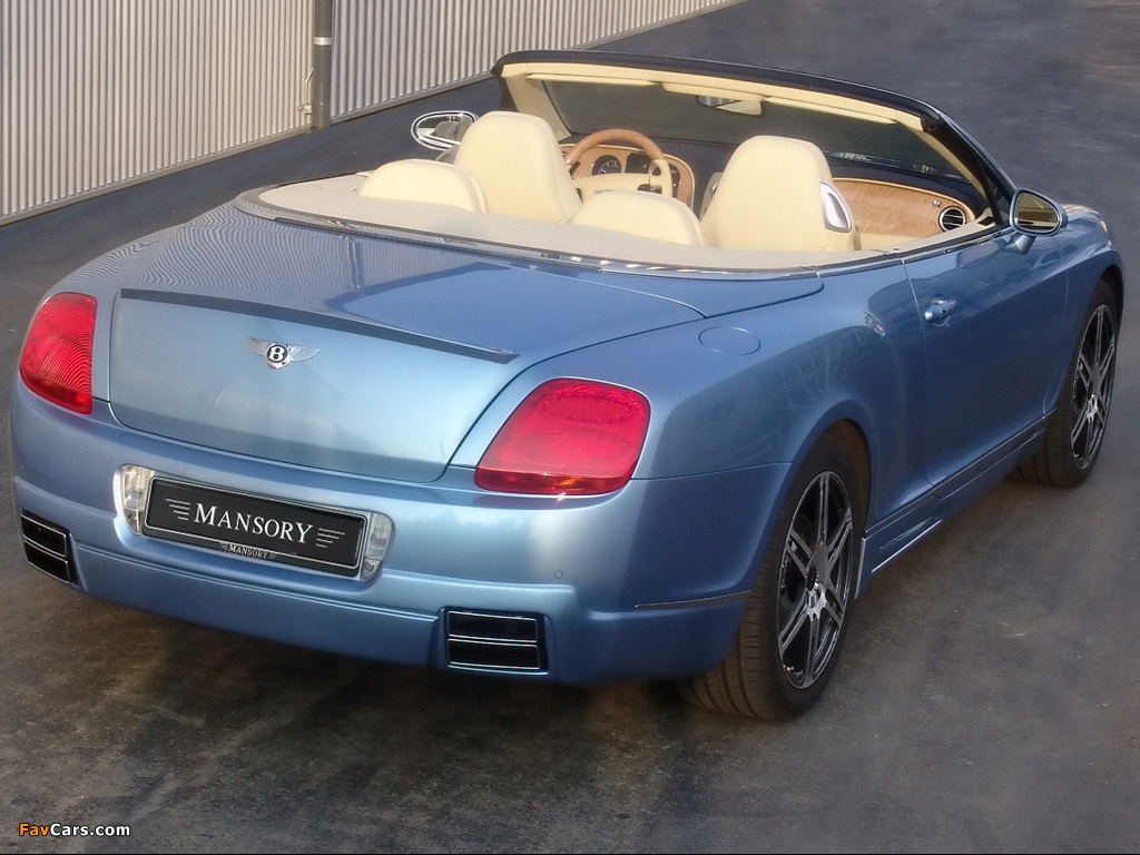 Images of Mansory Bentley Continental GTC 2008–10 (1024 x 768)