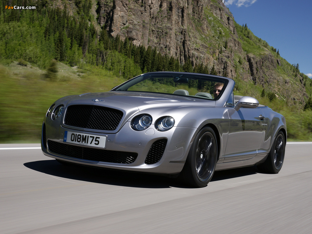 Pictures of Bentley Continental Supersports Convertible 2010–11 (1024 x 768)