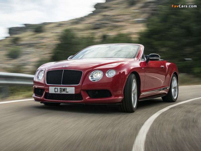 Pictures of Bentley Continental GT V8 S Convertible 2013 (800 x 600)