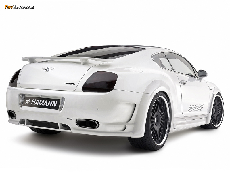 Hamann Bentley Continental GT Imperator 2009–10 wallpapers (800 x 600)