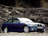 BMW M3 Coupe UK-spec (E36) 1993–98 wallpapers