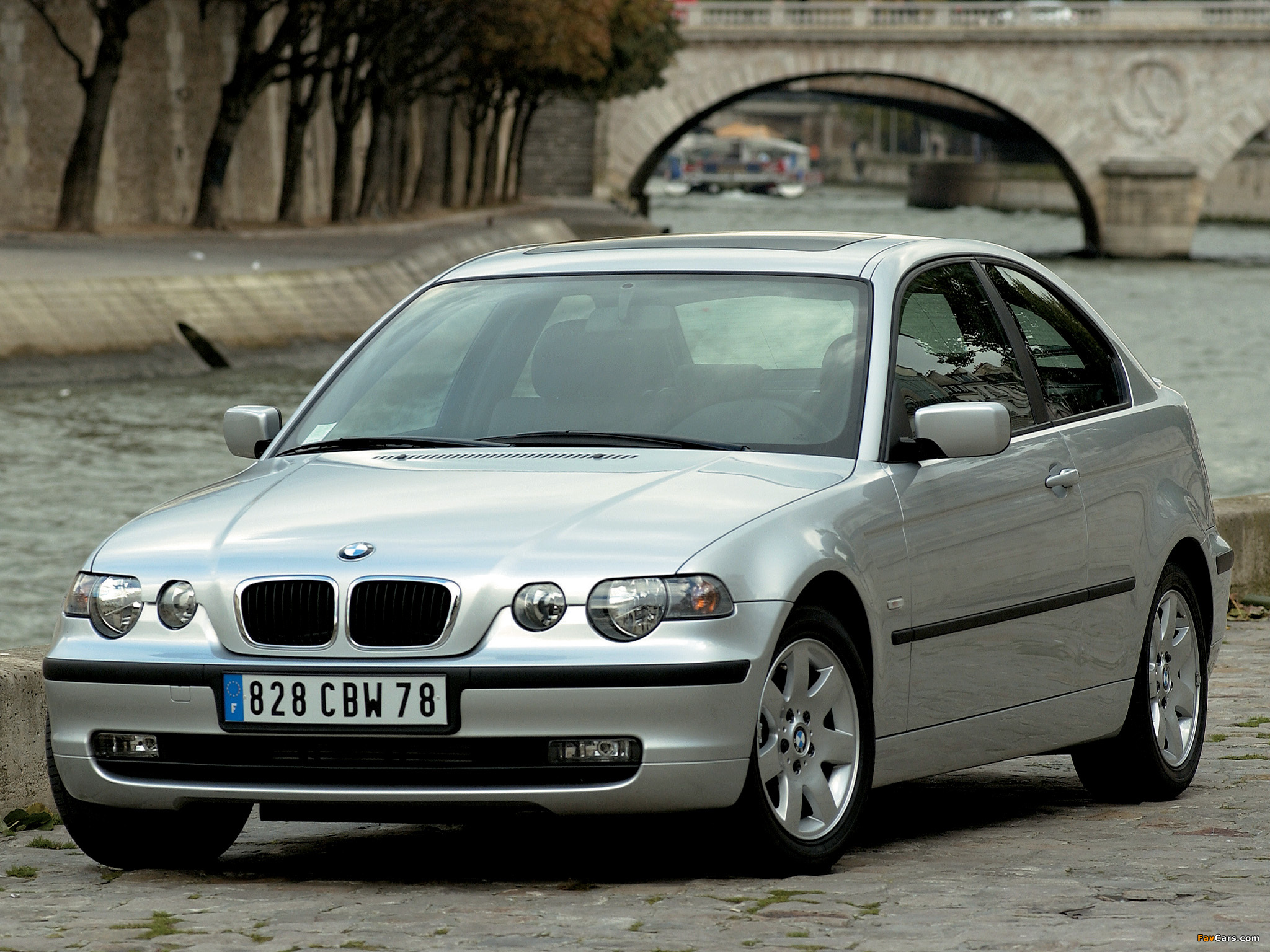 BMW 320td Compact (E46) 2001–05 wallpapers (2048 x 1536)