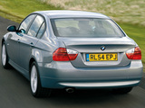 BMW 320d Sedan UK-spec (E90) 2005–08 wallpapers