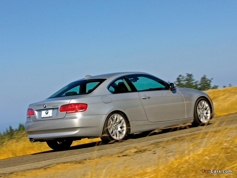 BMW 328i Coupe US-spec (E92) 2006–10 wallpapers (800 x 600)