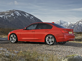 BMW 320d Sedan Sport Line UK-spec (F30) 2012 wallpapers