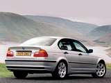 Photos of BMW 320d Sedan UK-spec (E46) 1998–2001