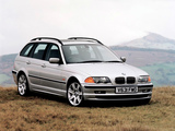 Pictures of BMW 328i Touring UK-spec (E46) 1999–2000