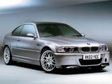 Pictures of BMW M3 CSL Coupe UK-spec (E46) 2003