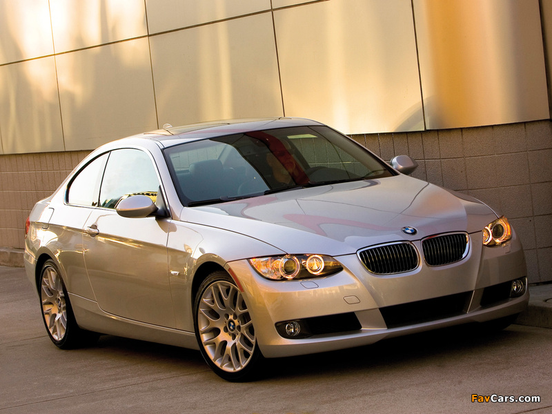 Pictures of BMW 328i Coupe US-spec (E92) 2006–10 (800 x 600)