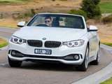 BMW 420d Cabrio Luxury Line AU-spec (F33) 2014 images