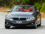 BMW 428i Cabrio Sport Line AU-spec (F33) 2014 photos