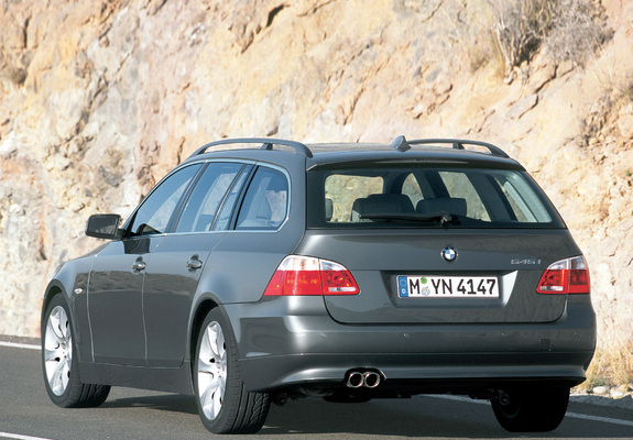 BMW 545i Touring (E61) 2004–05 wallpapers
