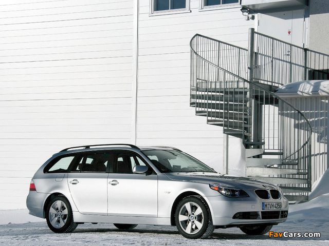 BMW 530xi Touring (E61) 2007–10 images (640 x 480)