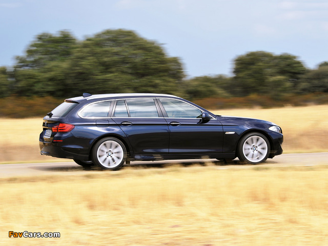 BMW 5 Series Touring (F11) 2010–13 photos (640 x 480)