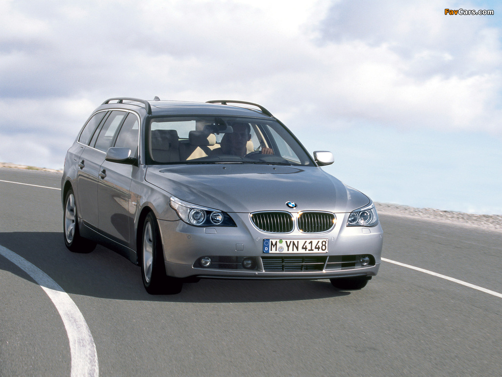 BMW 530d Touring (E61) 2004–07 photos (1024 x 768)