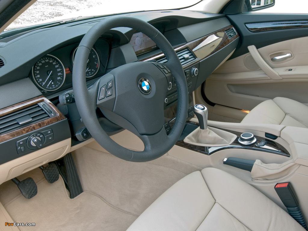 Images of BMW 530i Sedan (E60) 2007–10 (1024 x 768)