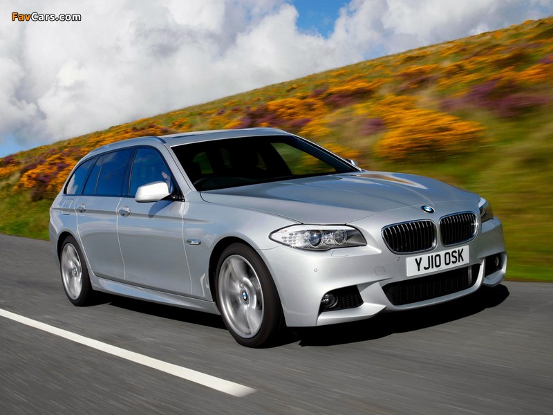 Images of BMW 525d Touring M Sports Package UK-spec (F11) 2010 (800 x 600)