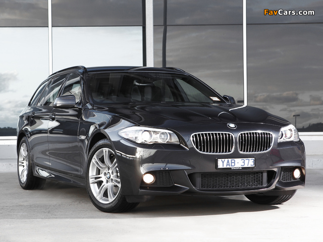 Images of BMW 520d Touring M Sports Package AU-spec (F11) 2011 (640 x 480)