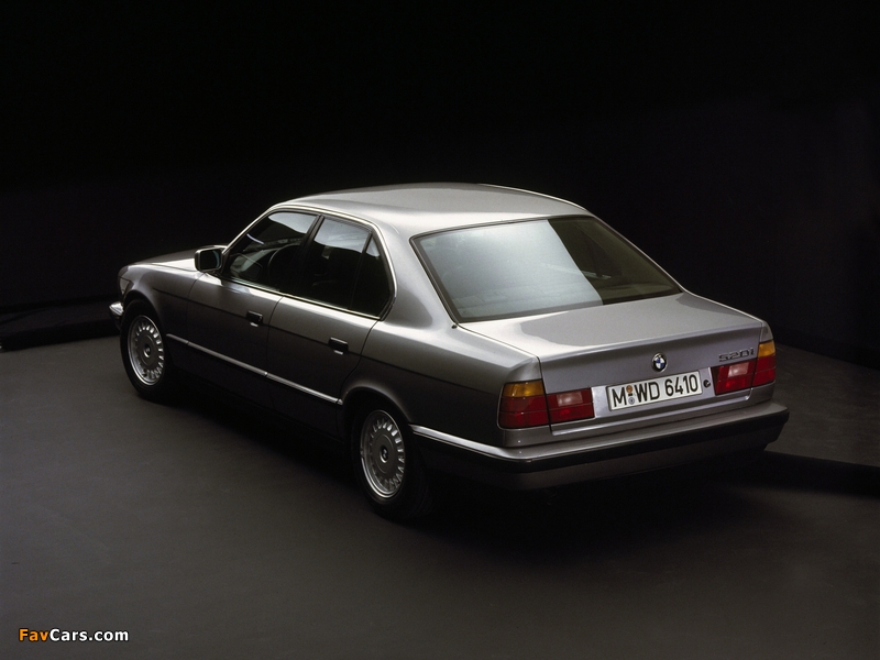 Photos of BMW 520i Sedan (E34) 1987–95 (800 x 600)
