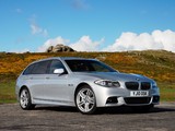 Photos of BMW 525d Touring M Sports Package UK-spec (F11) 2010