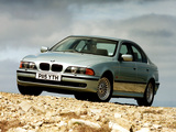 Pictures of BMW 540i Sedan UK-spec (E39) 1996–2000