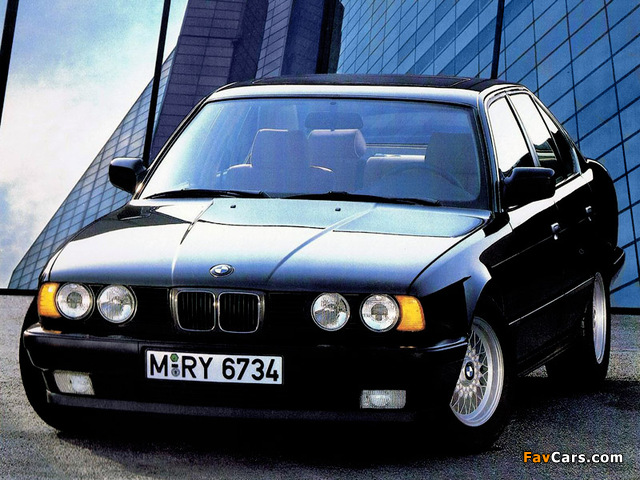 BMW 535i Sedan (E34) 1988–93 wallpapers (640 x 480)