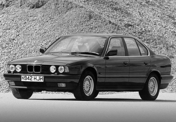 BMW 5 Series Sedan UK-spec (E34) 1988–95 wallpapers