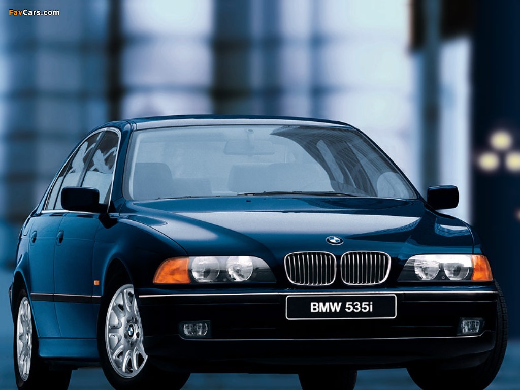 BMW 535i Sedan (E39) 1996–2000 wallpapers (1024 x 768)