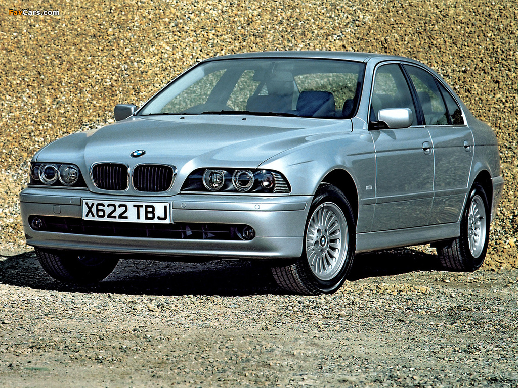 BMW 5 Series Sedan UK-spec (E39) 2000–03 wallpapers (1024 x 768)