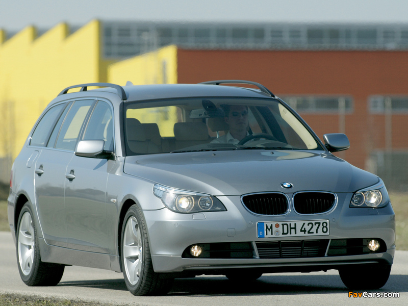 BMW 530d Touring (E61) 2004–07 wallpapers (800 x 600)