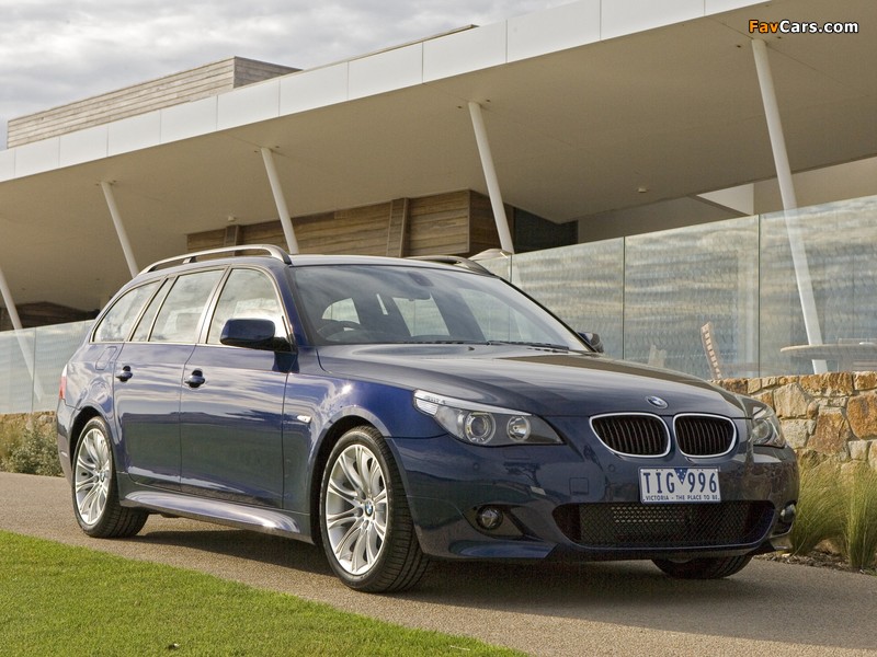 BMW 530i Touring M Sports Package AU-spec (E61) 2005 wallpapers (800 x 600)