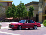 BMW 635 CSi US-spec (E24) 1987–89 images
