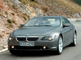 BMW 645Ci Coupe (E63) 2004–07 photos