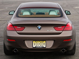 Images of BMW 640i Gran Coupe US-spec (F06) 2012