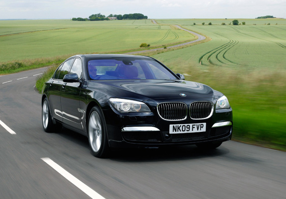 BMW 740d M Sports Package UK-spec (F01) 2009 wallpapers