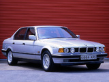 Photos of BMW 750iL UK-spec (E32) 1987–94