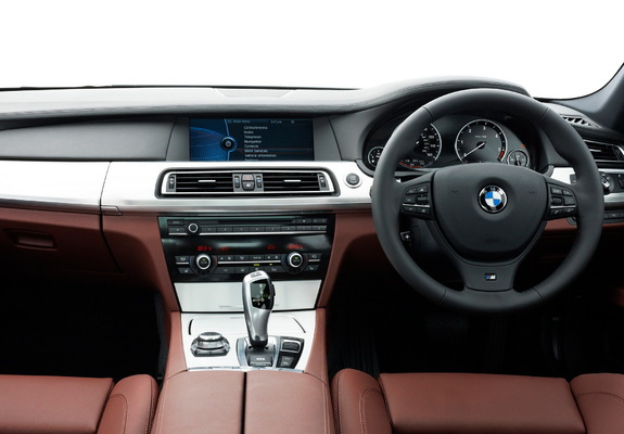 BMW 740d M Sports Package UK-spec (F01) 2009 wallpapers
