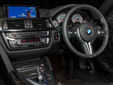 Photos of BMW M4 Coupé AU-spec (F82) 2014