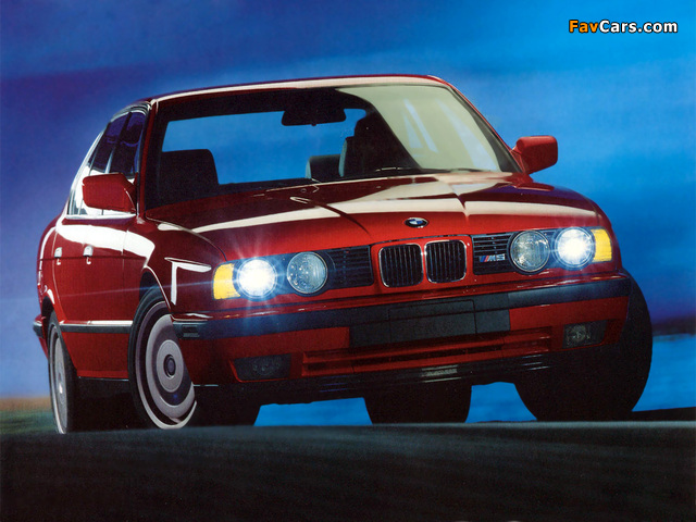 BMW M5 US-spec (E34) 1989–92 photos (640 x 480)