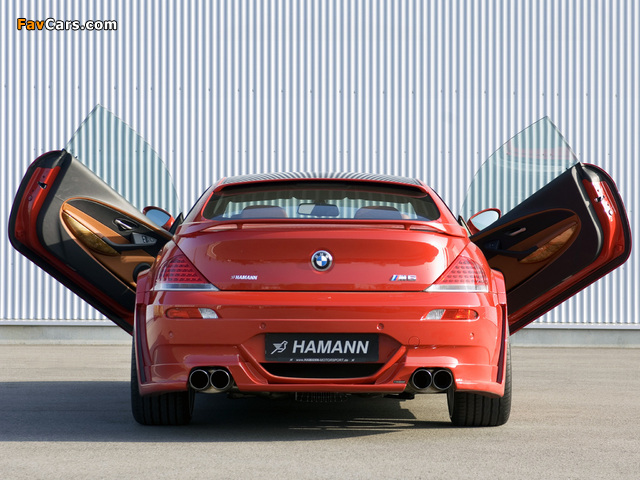 Photos of Hamann BMW M6 Widebody Edition Race (E63) (640 x 480)