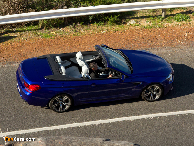 Pictures of BMW M6 Cabrio ZA-spec (F12) 2012 (640 x 480)