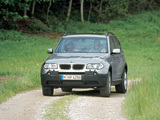 BMW X3 2.0d (E83) 2004–06 images