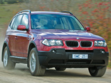 Images of BMW X3 2.5i AU-spec (E83) 2003–06